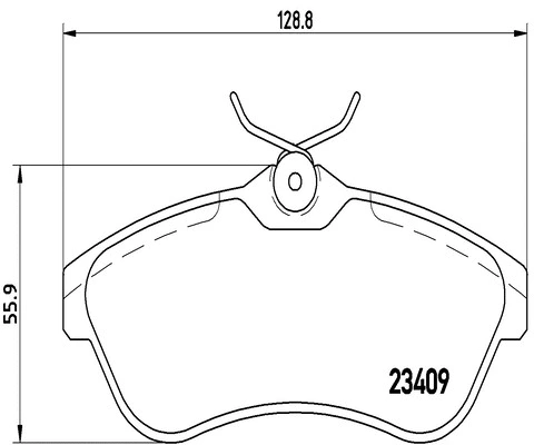 Brake Pad Set, disc brake (FK20294)