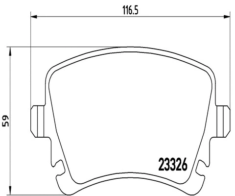 Brake Pad Set, disc brake (FK20132)