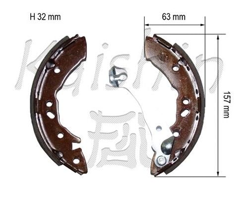 Brake Shoe Set (K7904)
