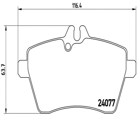Brake Pad Set, disc brake (FK20011)