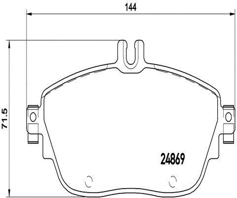 Brake Pad Set, disc brake (FK20039)