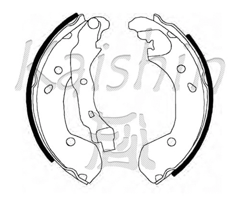 Brake Shoe Set (K1255)