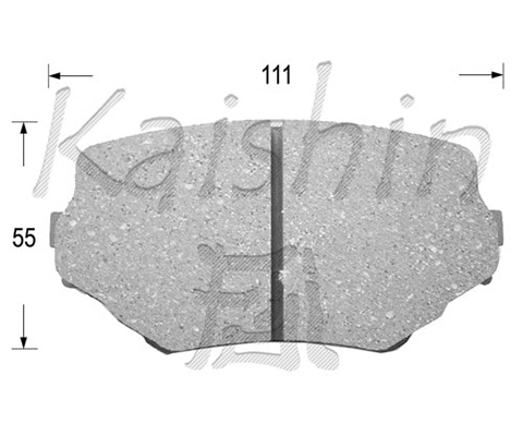 Brake Pad Set, disc brake (FK9024)