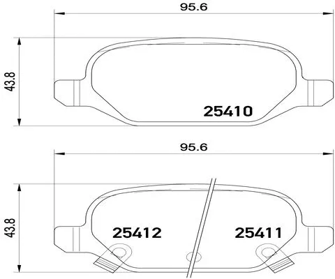 Brake Pad Set, disc brake (FK20213)