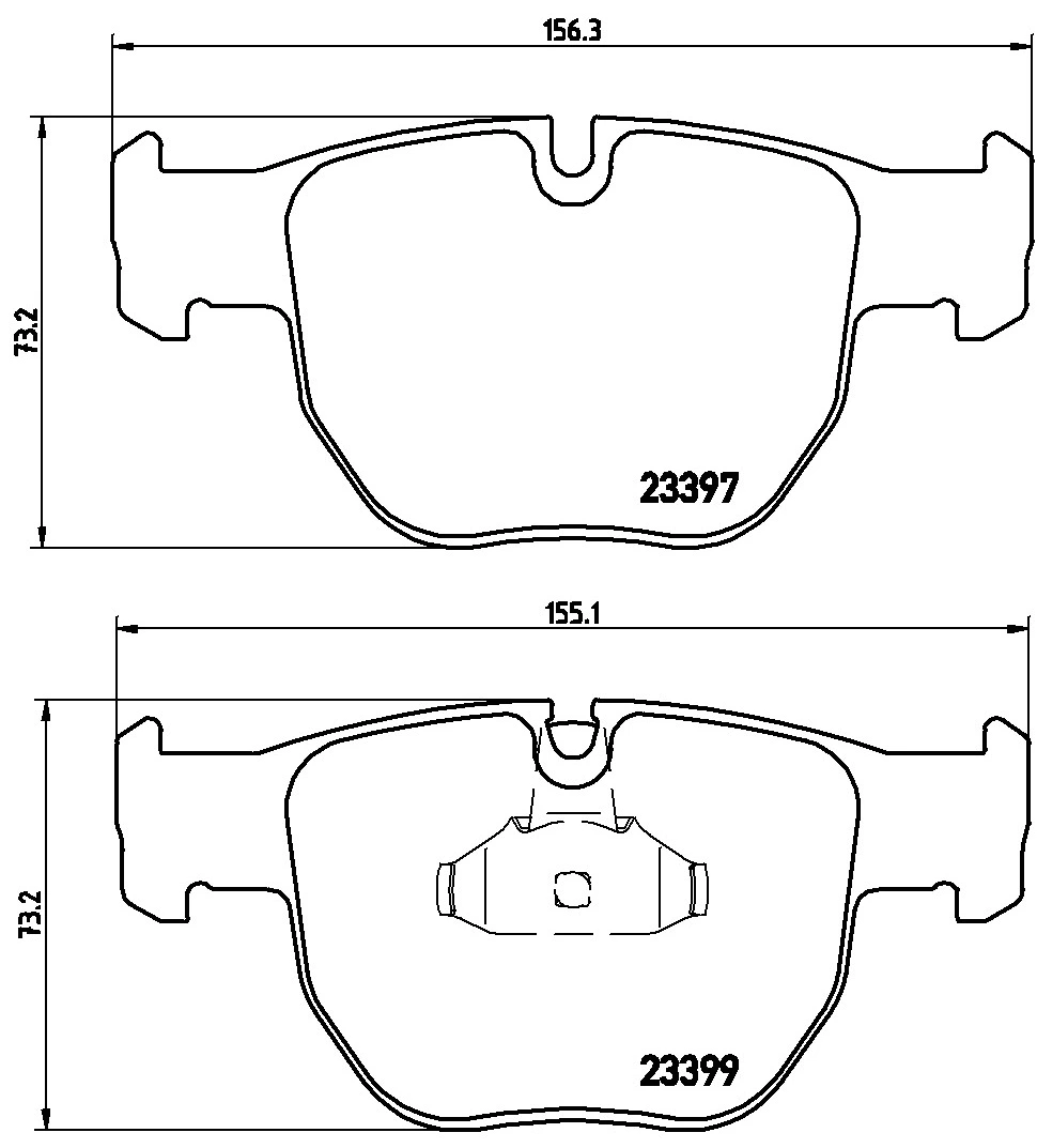 Brake Pad Set, disc brake (FK10256)