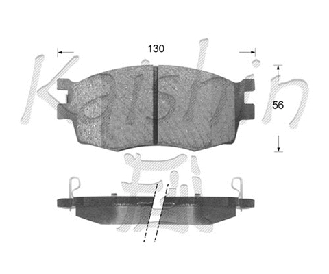 Brake Pad Set, disc brake (FK11192)