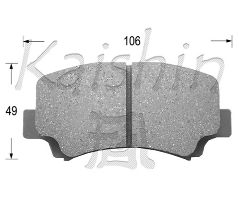 Brake Pad Set, disc brake (FK9026)