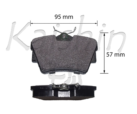 Brake Pad Set, disc brake (FK1278)