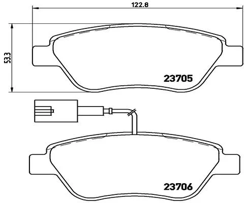 Brake Pad Set, disc brake (FK20000)