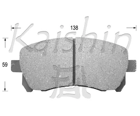 Brake Pad Set, disc brake (FK7036)