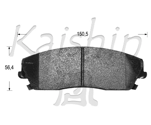 Brake Pad Set, disc brake (FK10126)
