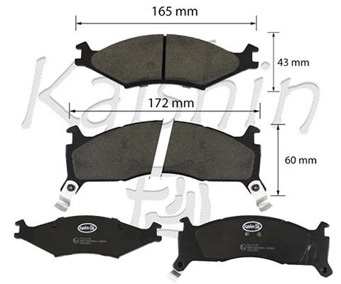 Brake Pad Set, disc brake (FK11178)