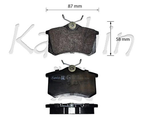 Brake Pad Set, disc brake (FK10225)