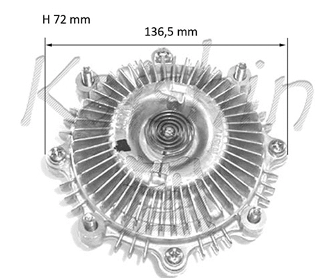 Clutch, radiator fan (GV009)