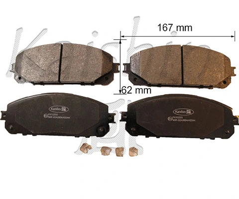 Brake Pad Set, disc brake (FK10293)