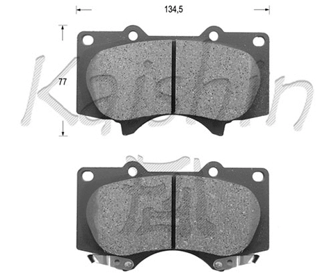 Brake Pad Set, disc brake (FK2228)