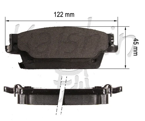 Brake Pad Set, disc brake (FK10164)