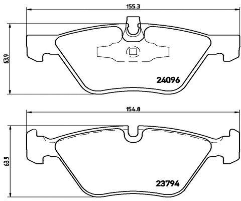 Brake Pad Set, disc brake (FK20305)