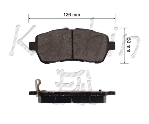 Brake Pad Set, disc brake (FK0051)