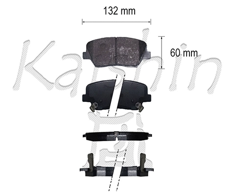 Brake Pad Set, disc brake (FK11283)