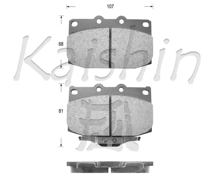 Brake Pad Set, disc brake (FK3077)