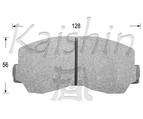 Brake Pad Set, disc brake (FK6014)