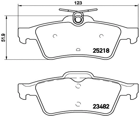 Brake Pad Set, disc brake (FK20171)