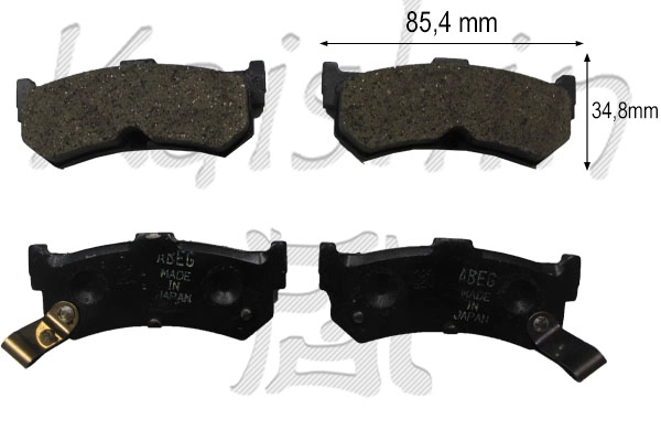 Brake Pad Set, disc brake (FK1181)
