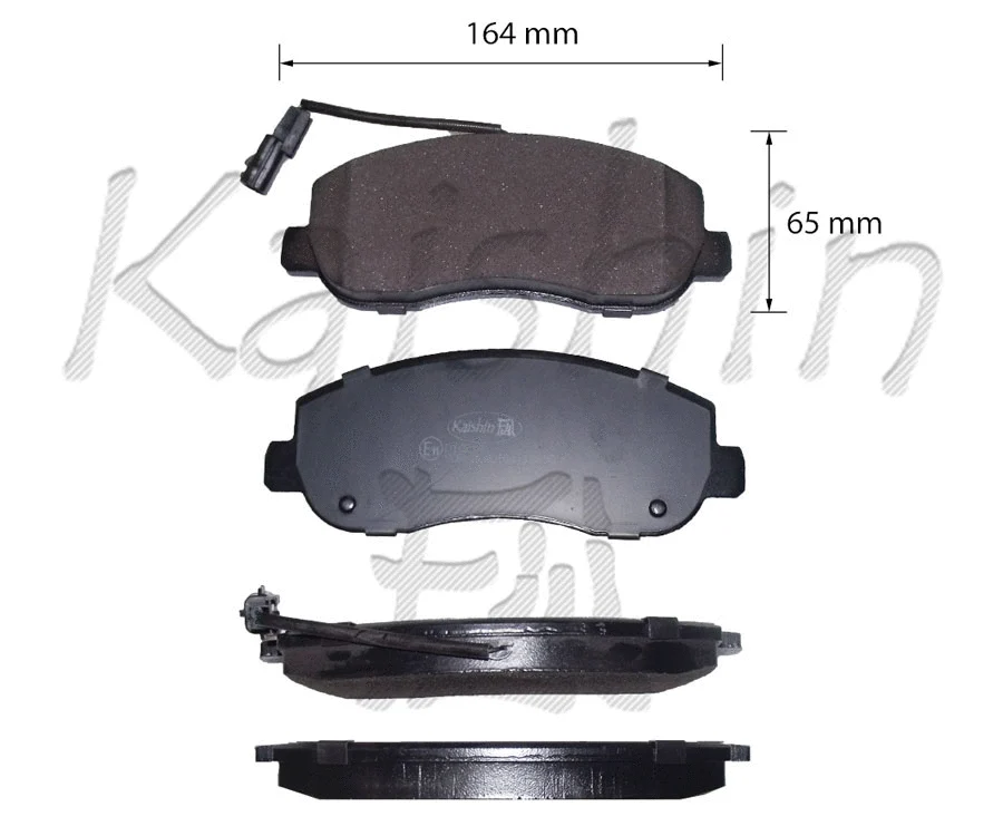 Brake Pad Set, disc brake (FK10214)