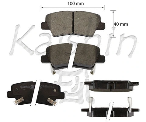 Brake Pad Set, disc brake (FK11355)