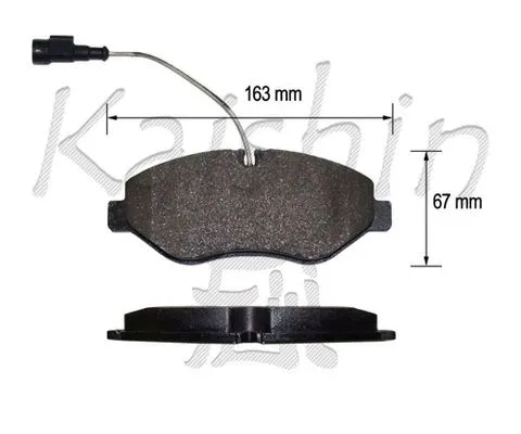 Brake Pad Set, disc brake (FK10175)