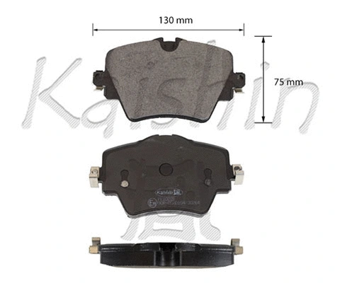 Brake Pad Set, disc brake (FK10228)