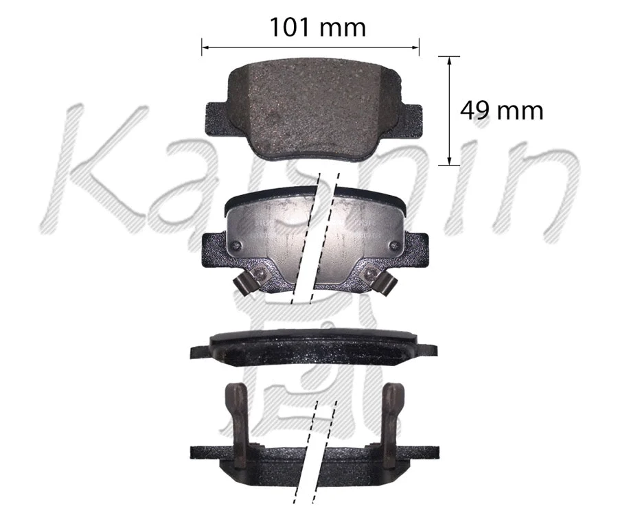 Brake Pad Set, disc brake (FK2320)