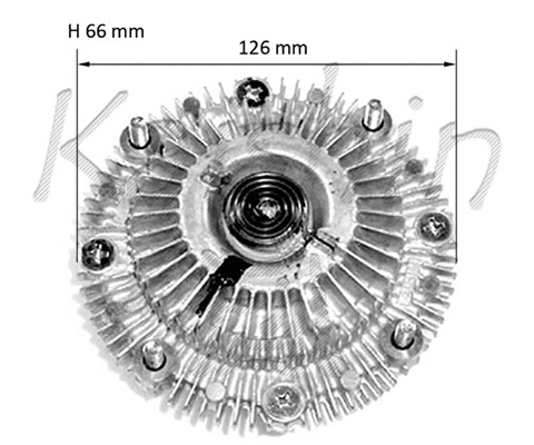 Clutch, radiator fan (GV022)