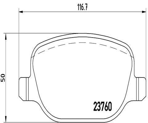 Brake Pad Set, disc brake (FK20108)