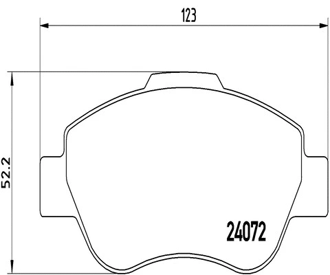 Brake Pad Set, disc brake (FK20049)