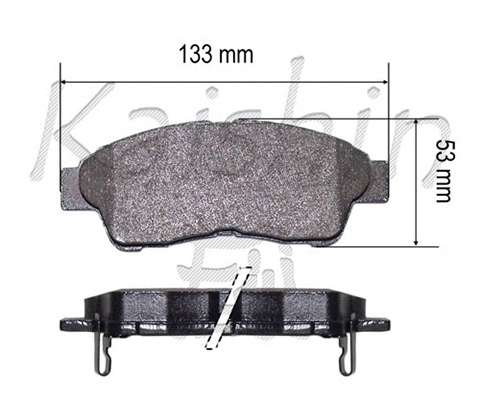 Brake Pad Set, disc brake (FK2118)