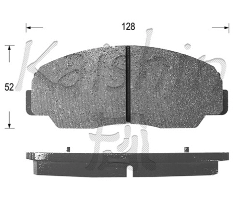 Brake Pad Set, disc brake (FK0020)