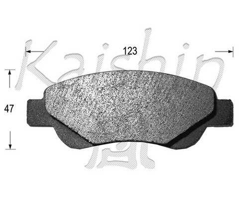 Brake Pad Set, disc brake (FK2264)