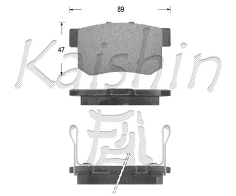 Brake Pad Set, disc brake (FK5066)