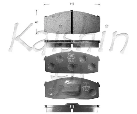 Brake Pad Set, disc brake (FK1013)