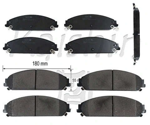Brake Pad Set, disc brake (FK10127)