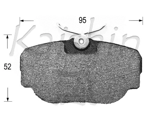 Brake Pad Set, disc brake (FK10106)