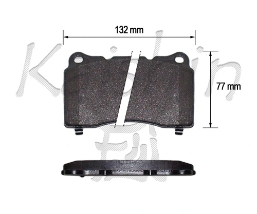 Brake Pad Set, disc brake (FK10158)