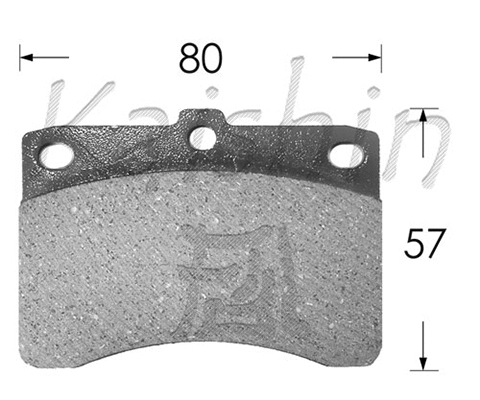 Brake Pad Set, disc brake (FK0004)