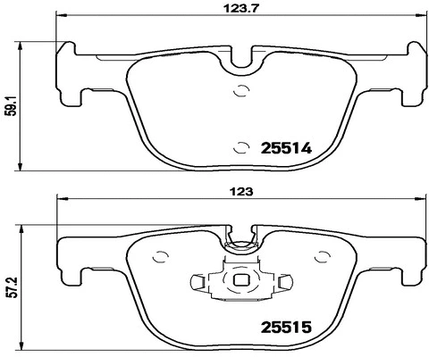 Brake Pad Set, disc brake (FK20139)