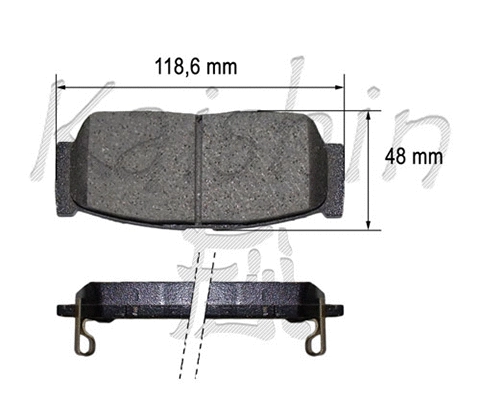 Brake Pad Set, disc brake (FK11213)