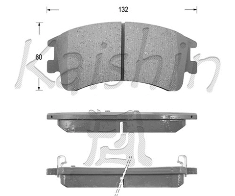 Brake Pad Set, disc brake (FK3125)