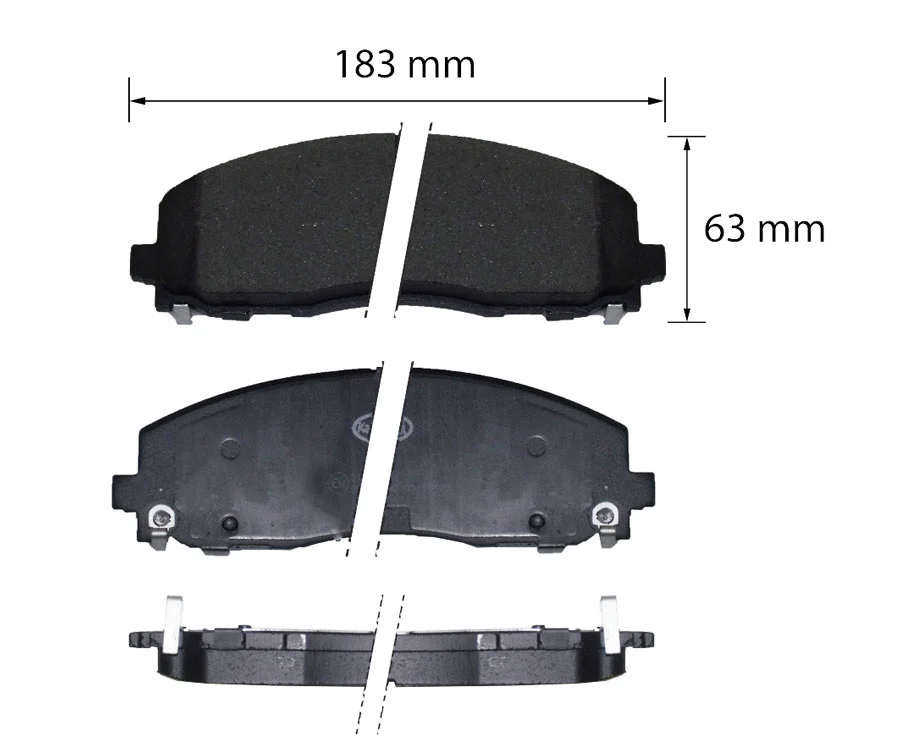 Brake Pad Set, disc brake (FK10219)
