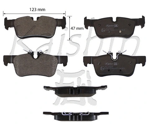 Brake Pad Set, disc brake (FK10227)